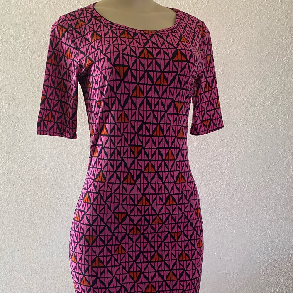 Pink t-shirt dress